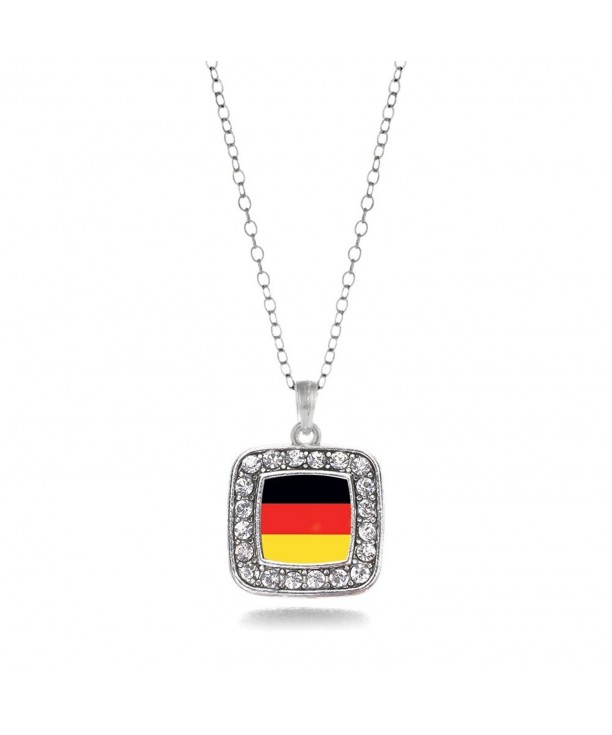 Germany Classic Silver Crystal Necklace