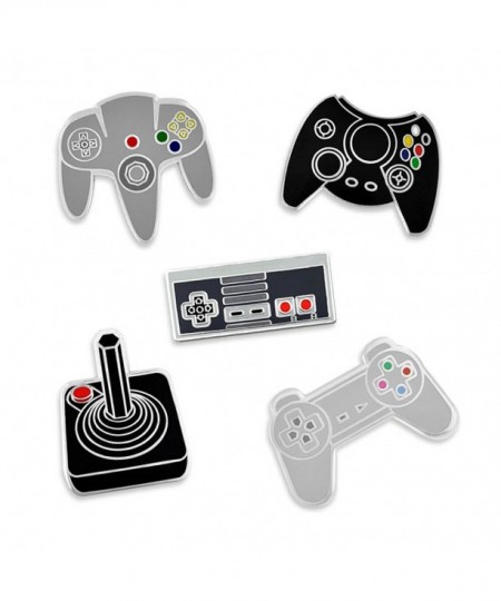 Pinmarts Retro Video Gaming Original Controller Enamel Lapel Pin Set Cv17yst3qnl