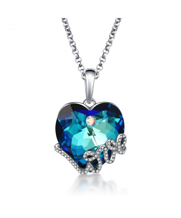 GuqiGuli Swarovski Crystal Necklace Girlfriend