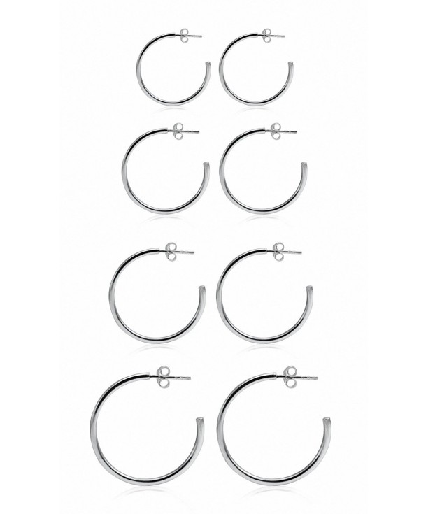 Sobly Stainless Half Hoop Piercings Hypoallergenic