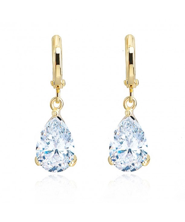 Teardrops Earrings Zirconia Austrian Crystals18