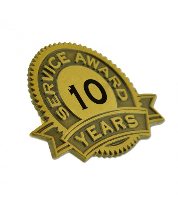 Pinmarts 10 Years Of Service Award Lapel Pin C011u0zfnz9