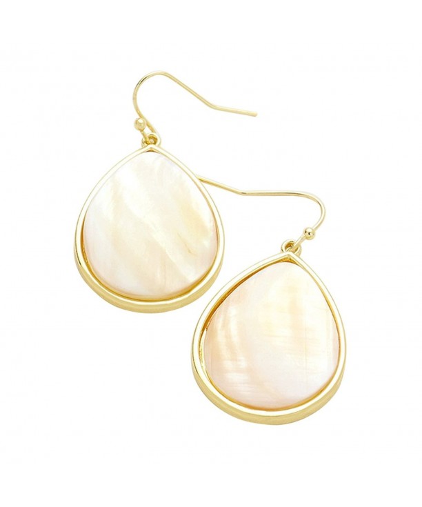 Rosemarie Collections Shimmering Teardrop Earrings