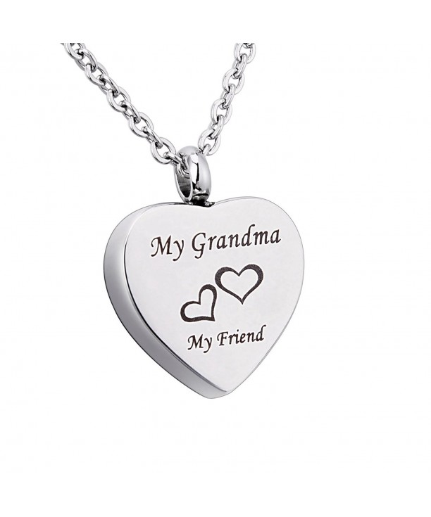 Engraved Memorial Necklace Stainless Cremation