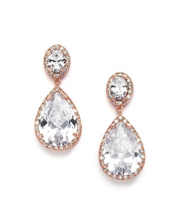 Mariell Earrings Oval Cut Pear Shaped Teardrop