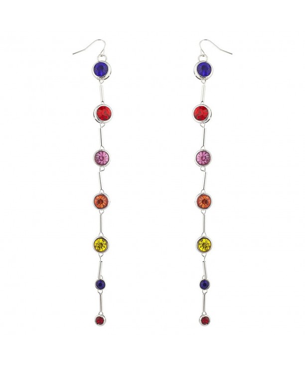 Lux Accessories SilverTon Multicolor Birthstone