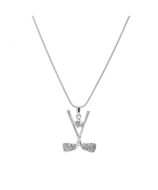 chelseachicNYC Crystal Necklace Silver Plated