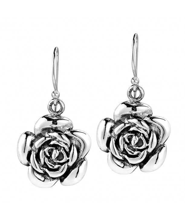 Blooming Sterling Silver Dangle Earrings