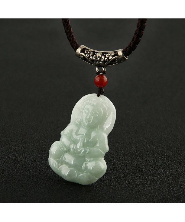 Natural Maitreya Necklace Protection Goddess of Mercy CE188884Z28