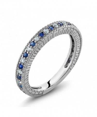 Sterling Anniversary Wedding Sapphire Available